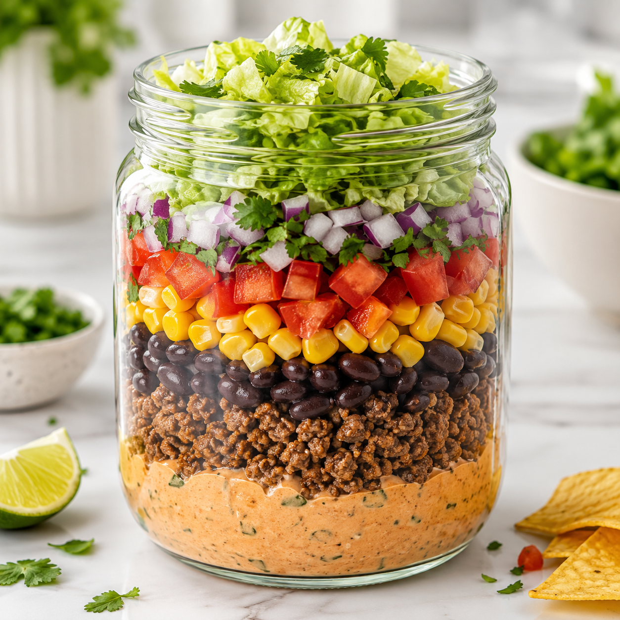 Salada Burrito de Carne Magra
